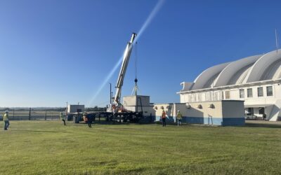 Electrical manholes arrive onsite